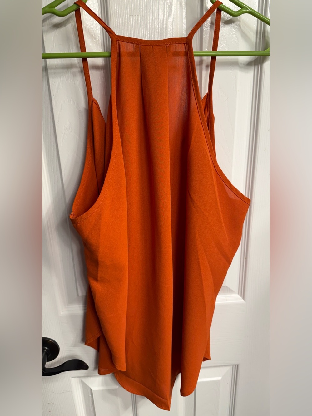 SHEIN 1x Women's Orange Sleeveless Tank Top